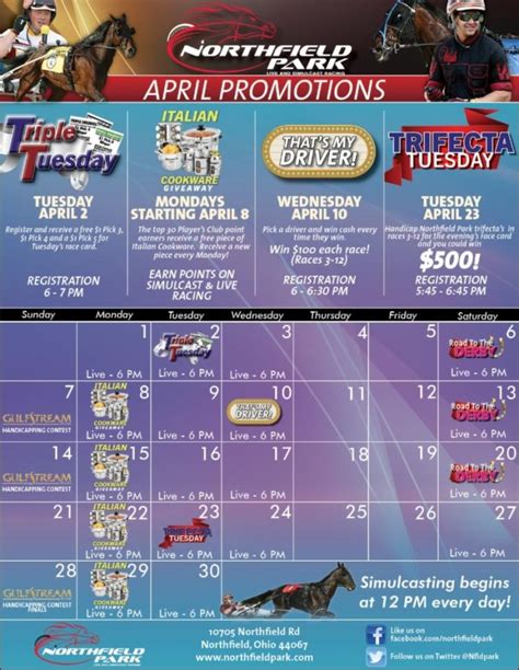 northfield race schedule|northfield park live racing schedule.